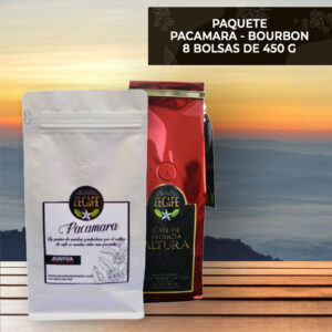 Paquete Pacamara-Bourbon 8 cafés
